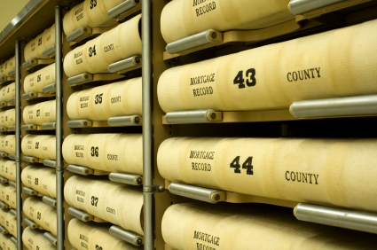 Mortgages recorded with County in California